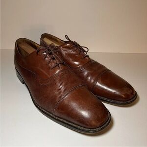 Mezlan Mens Oxford Toe Dress Shoes Dark Brown Size 13M